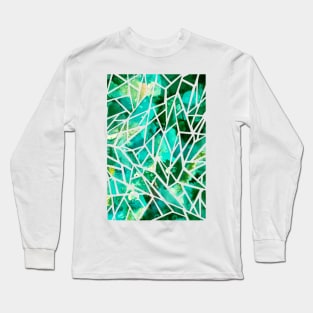 Emerald Shatter Long Sleeve T-Shirt